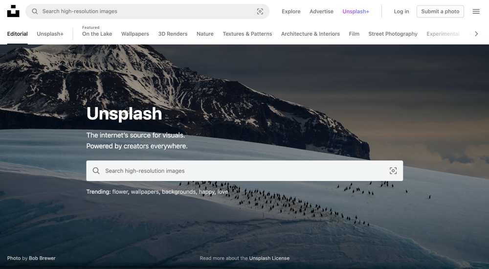 How To Create a Newsletter Unsplash images