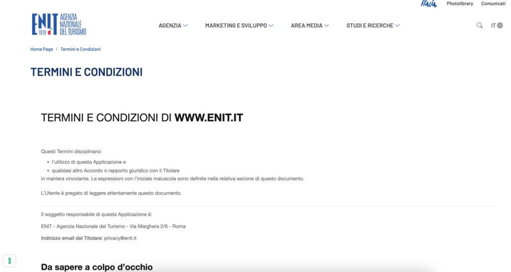 terms and conditions example agency