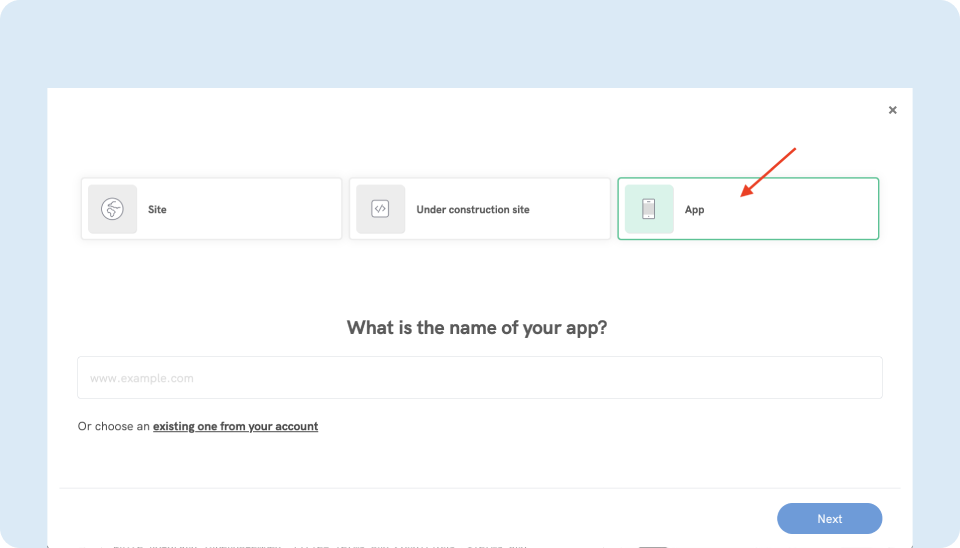 app privacy policy generator step one