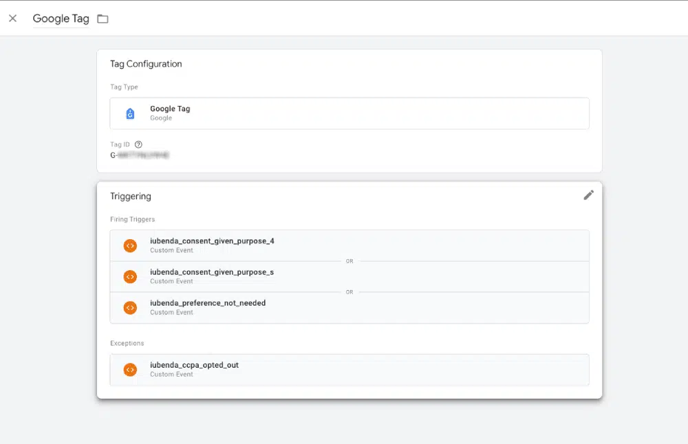 Google Tag Manager - Google Analytics GA4 tag configuration