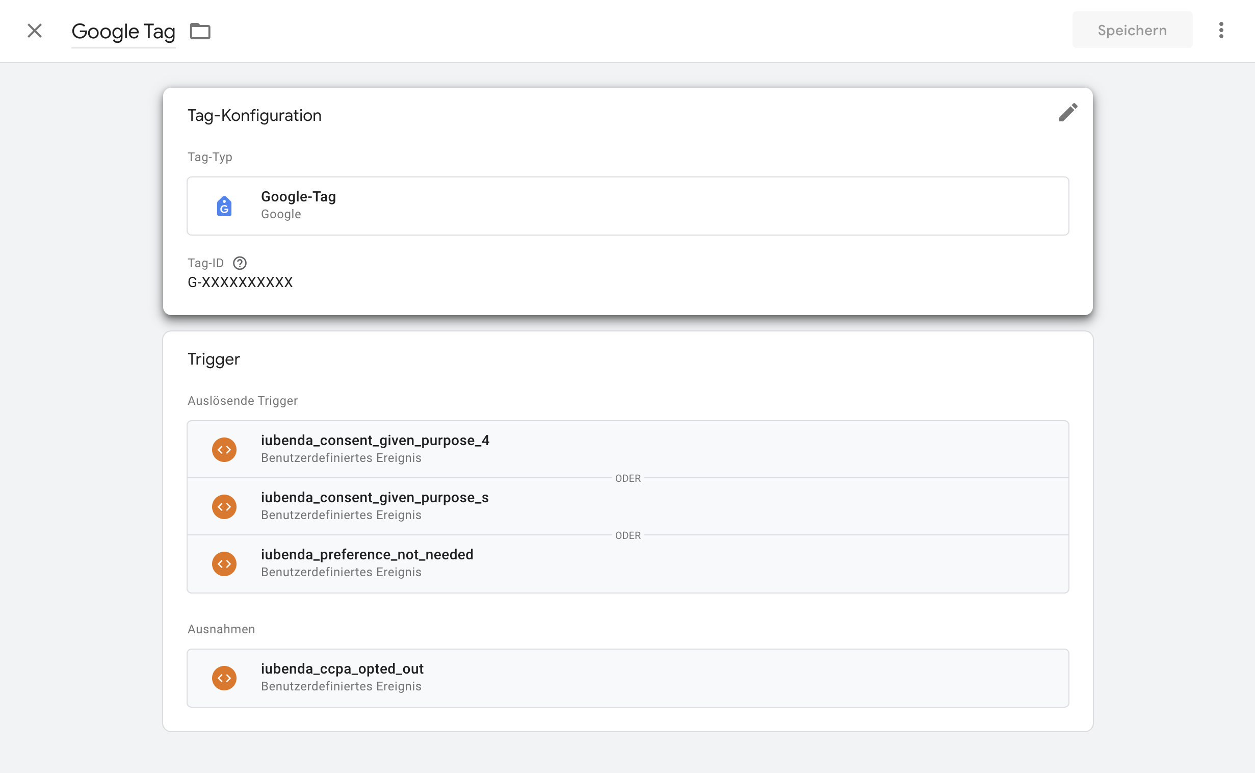 Google Tag Manager: Google Analytics GA4-Tag-Konfiguration