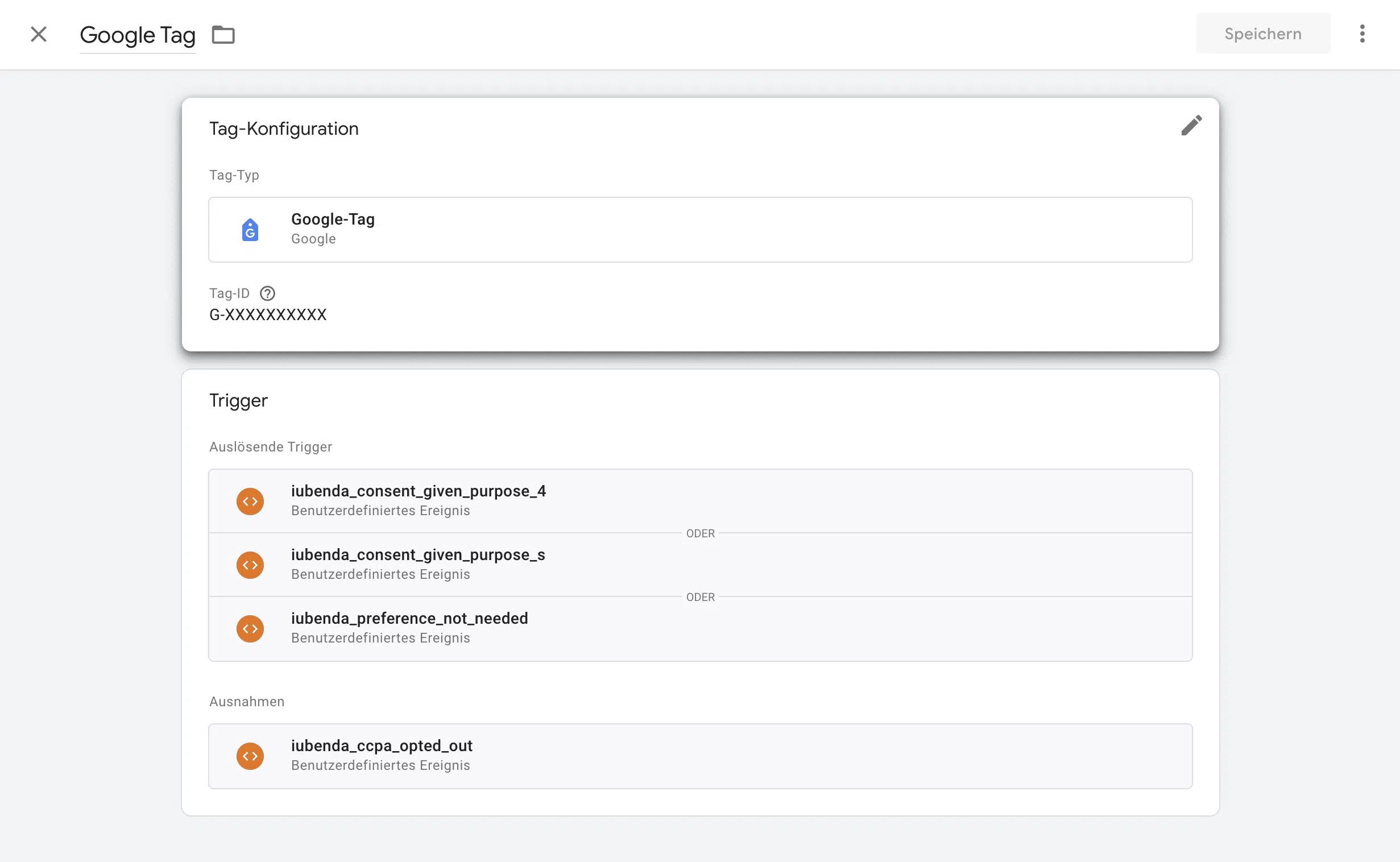 Google Tag Manager: Google Analytics GA4-Tag-Konfiguration