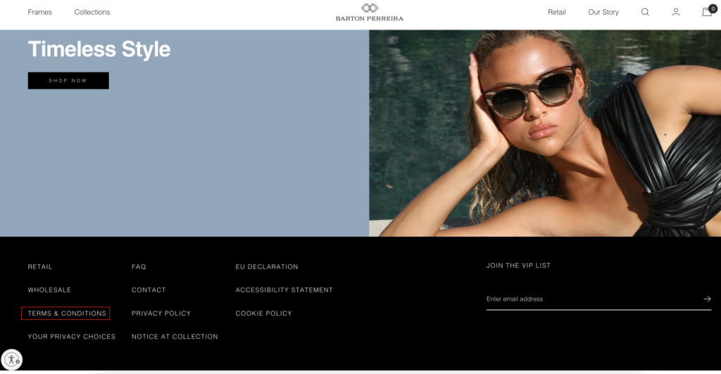 terms of use example