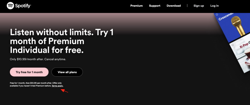 agree to the terms and conditions