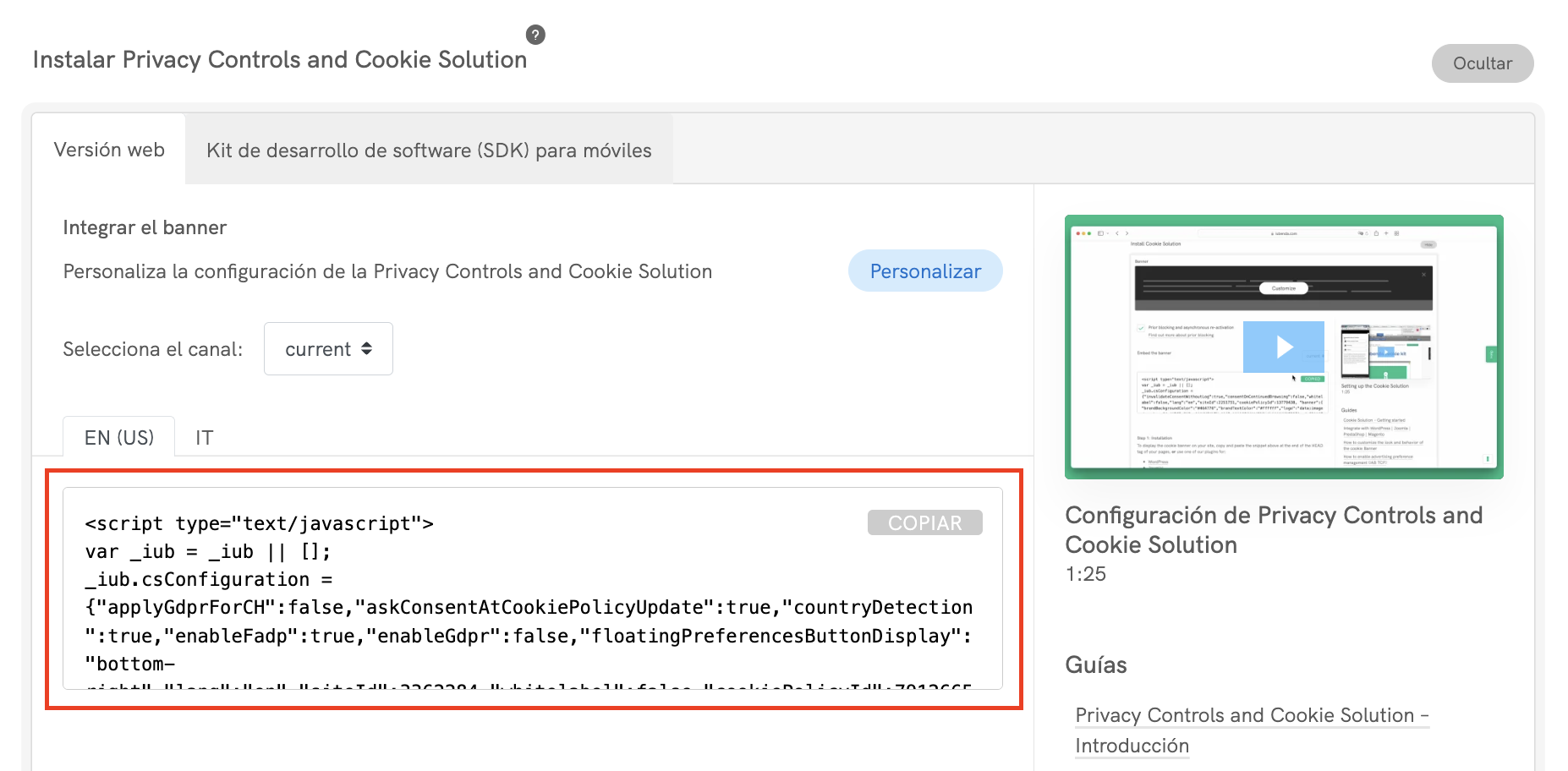 Aviso de privacidad o política de privacidad