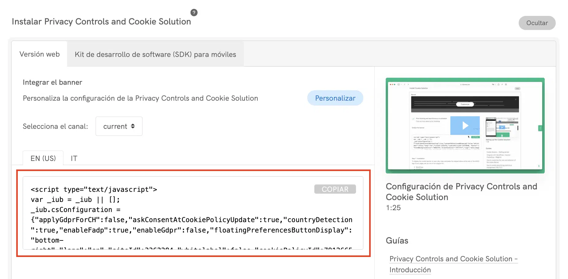 Aviso de privacidad o política de privacidad