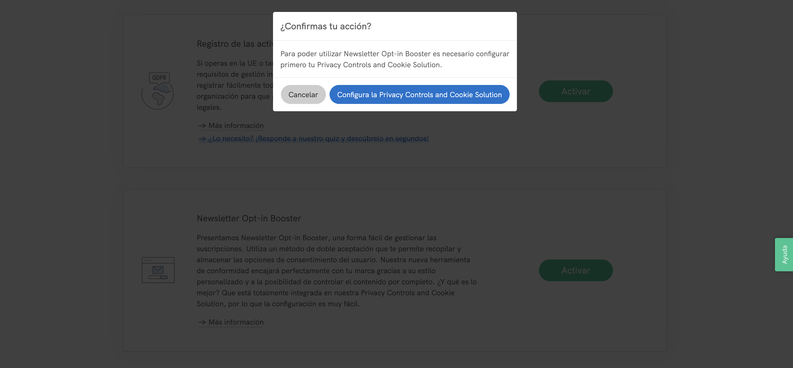 Aviso de privacidad o política de privacidad