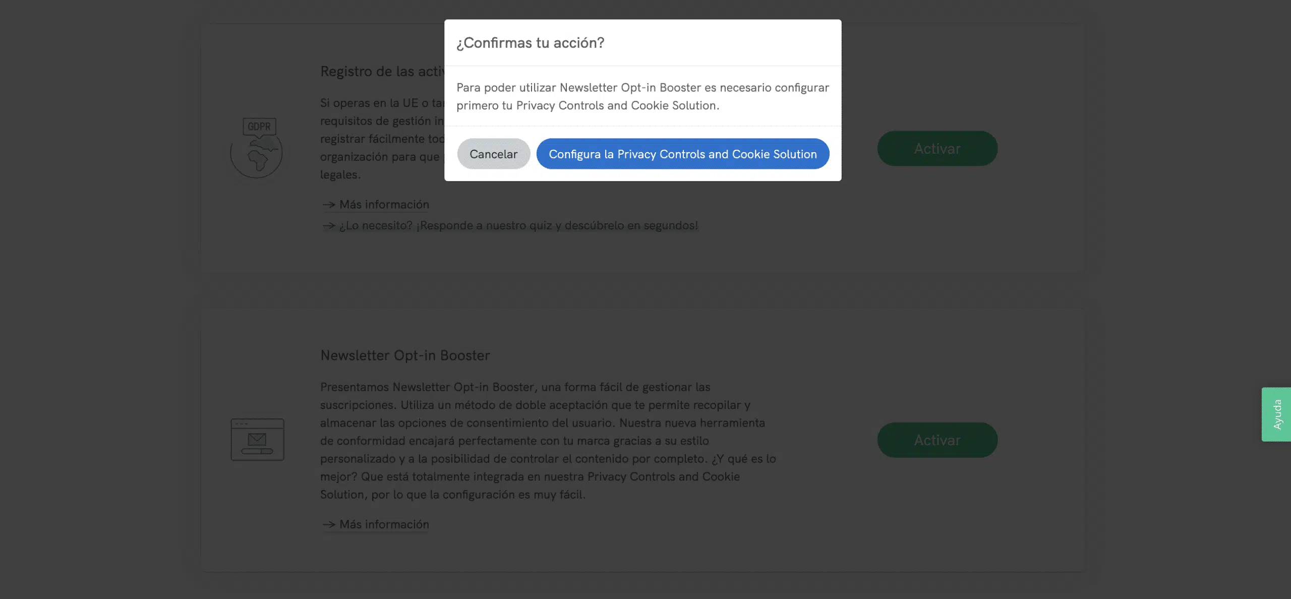 Aviso de privacidad o política de privacidad