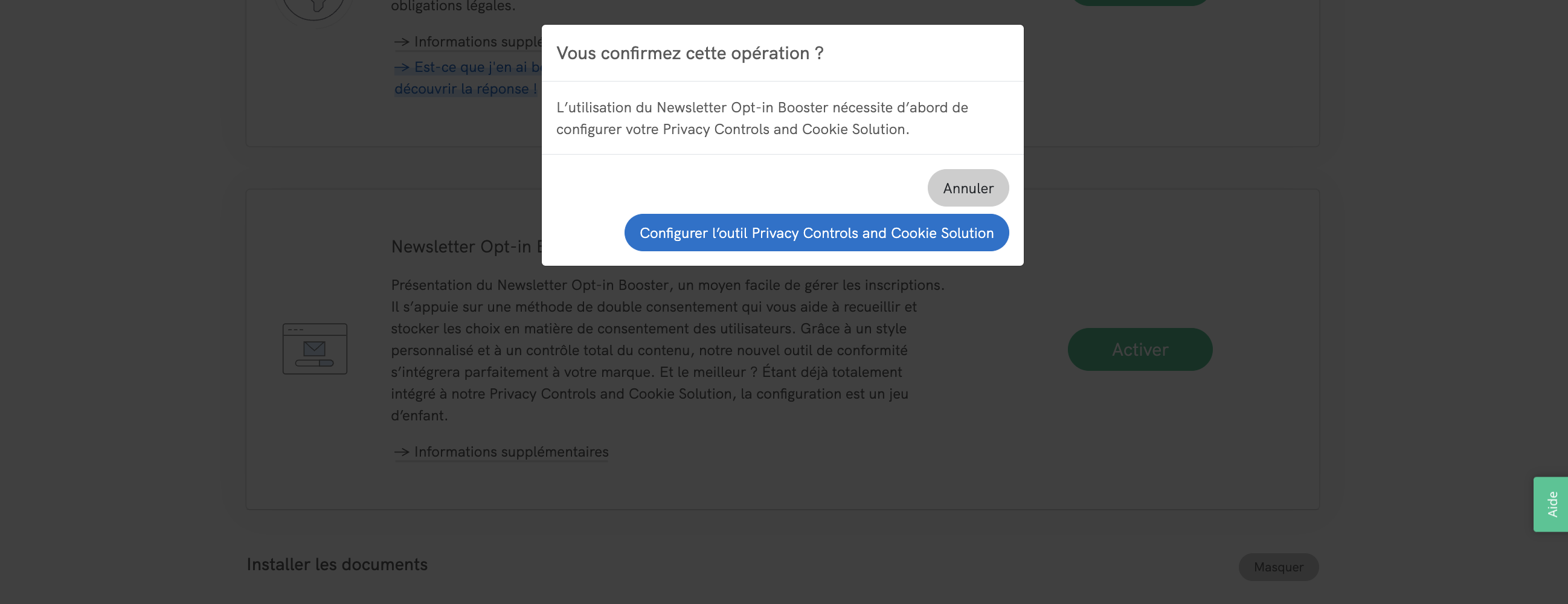 Avis vs politique de confidentialité