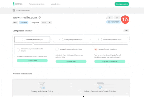 assisted configuration set up