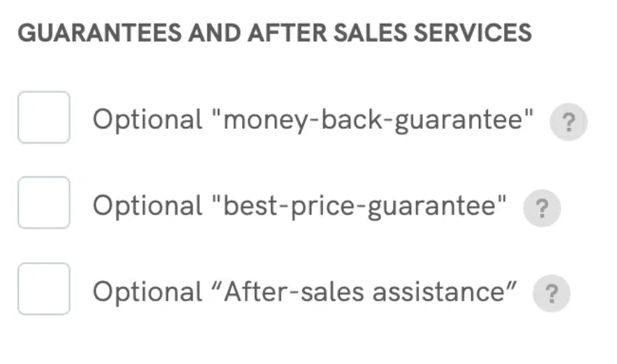 Commercial Guarantees