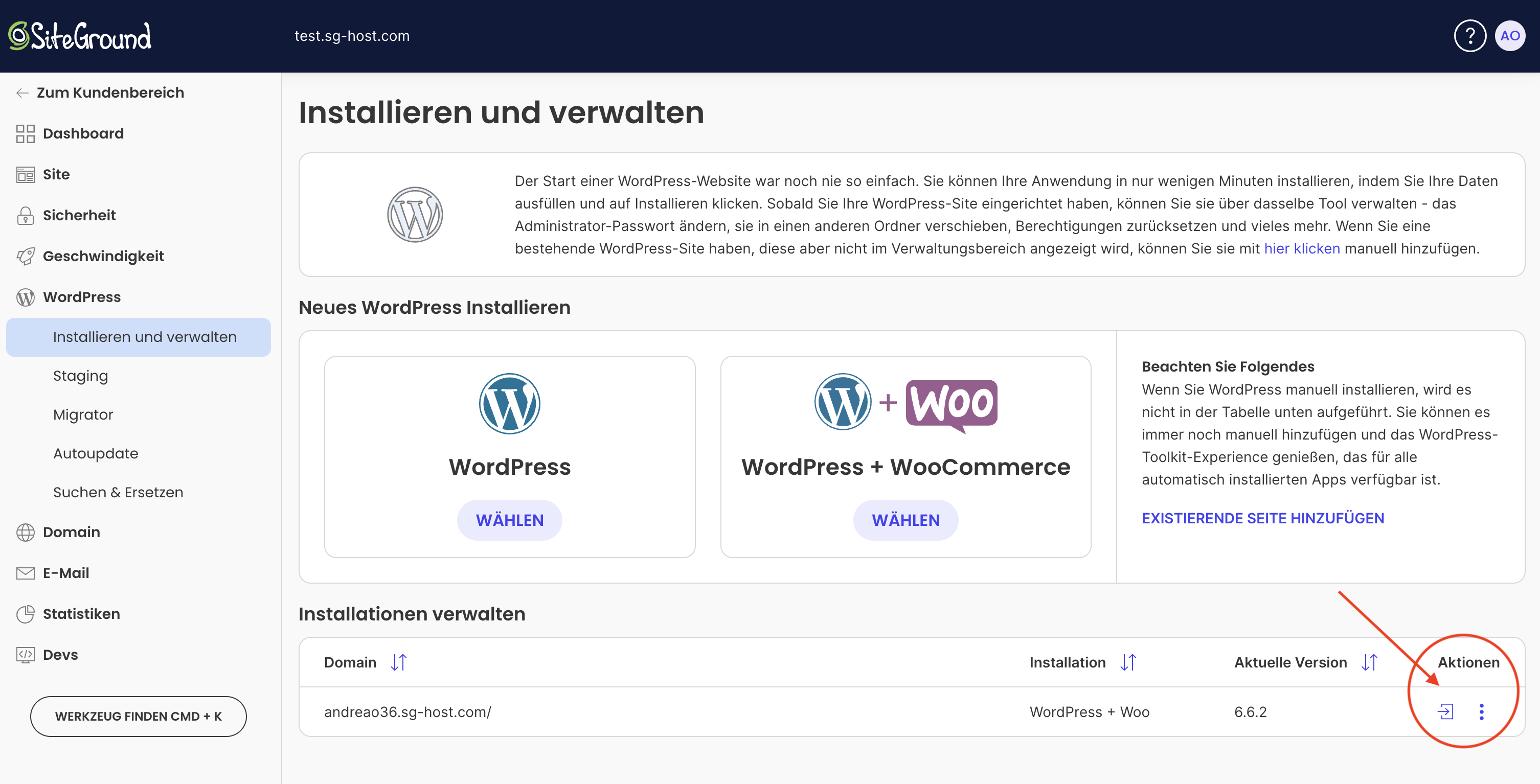 iubenda für siteground