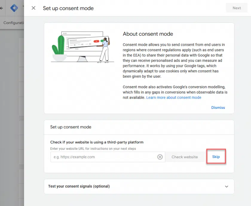 GTM google iubenda