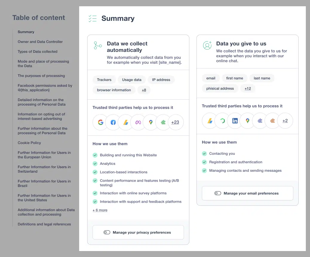 new design summary