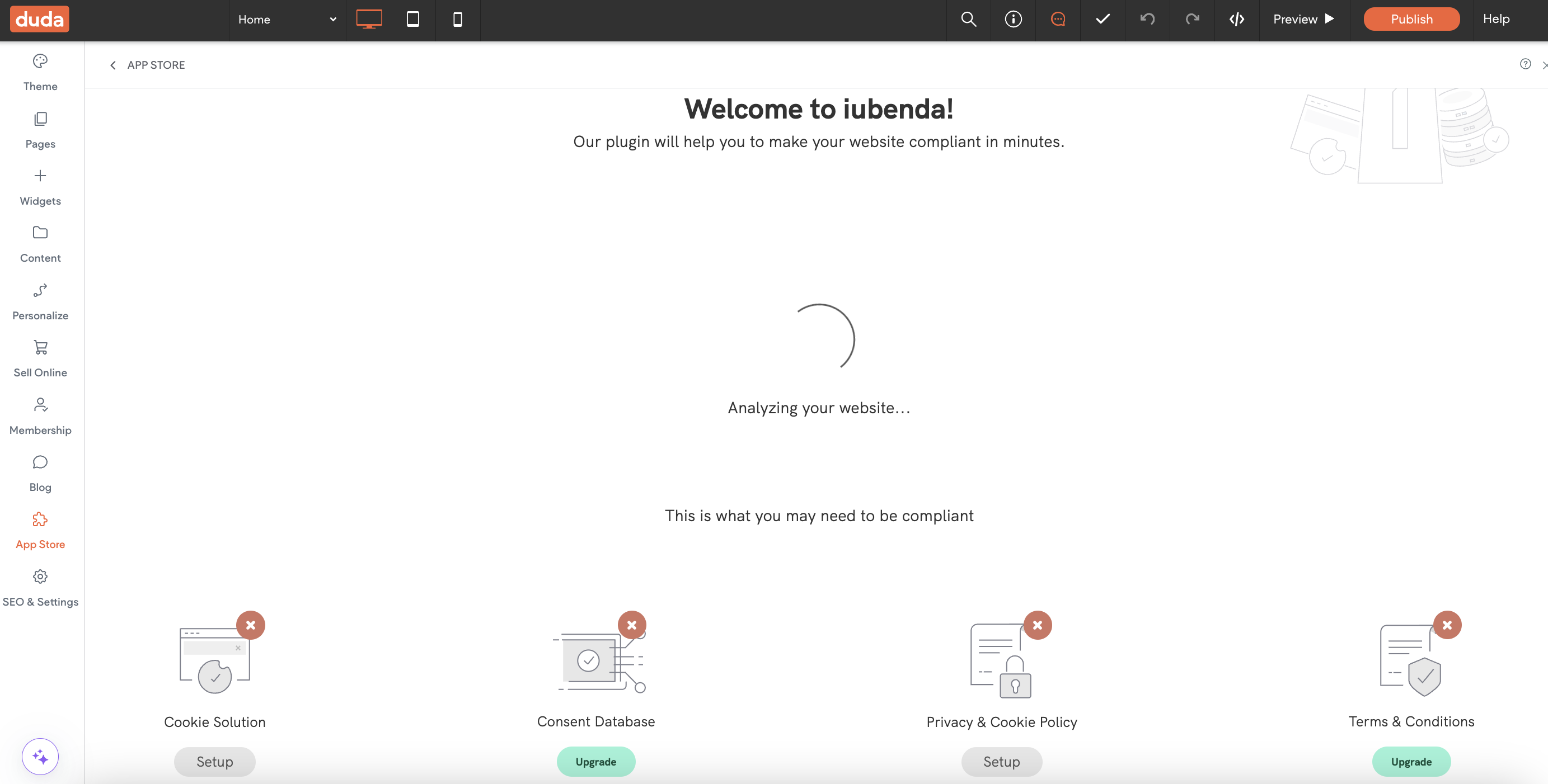 duda iubenda analyzing