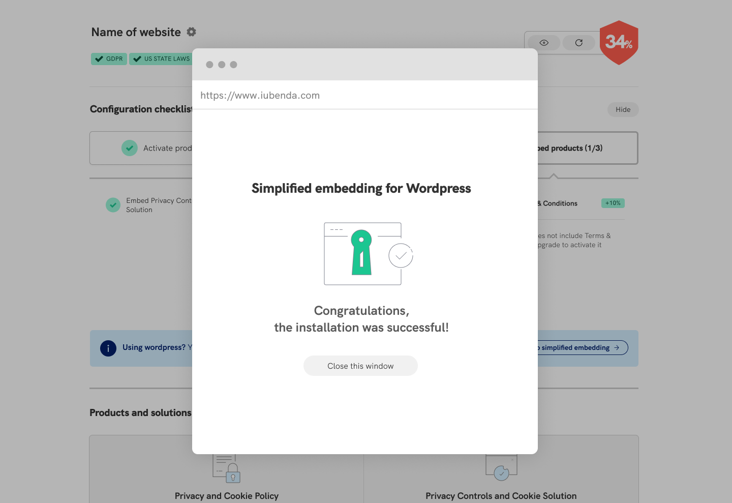 1-Click Embed option
