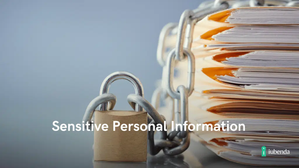 sensitive personal information