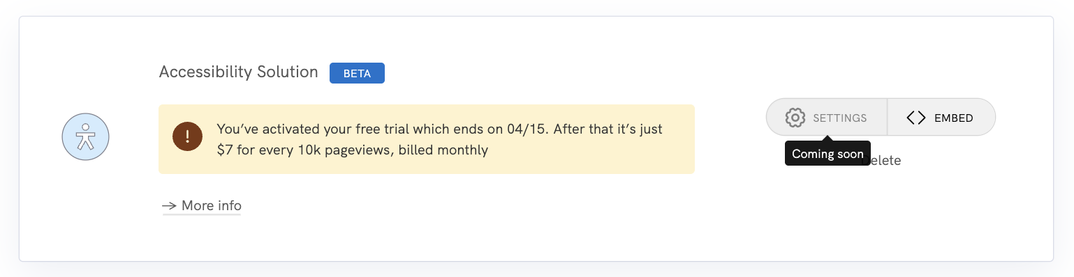 Accessibility Solution