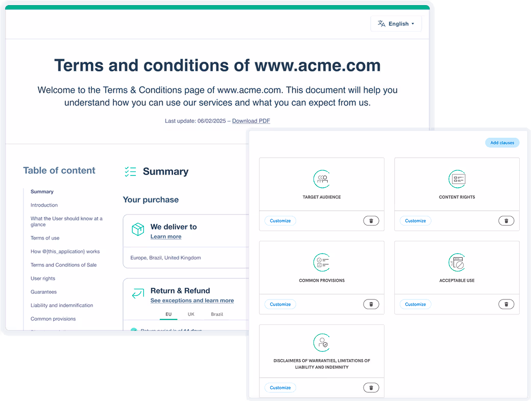 Privacy and cookie policy