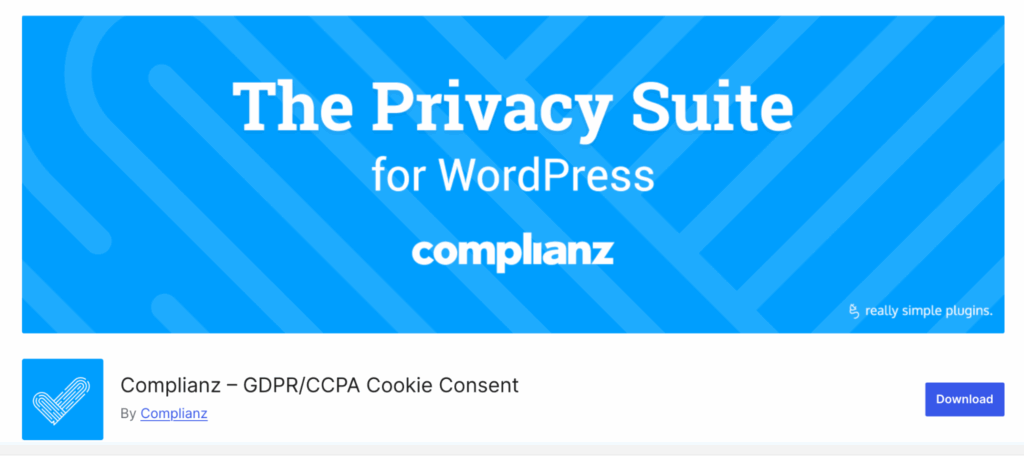 Complianz WordPress plugin screenshot