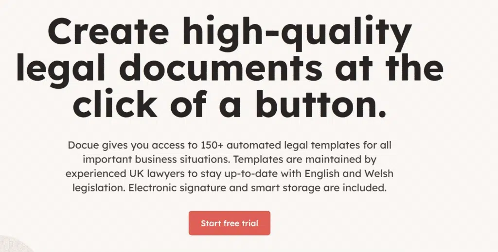 Docue cookie policy generator