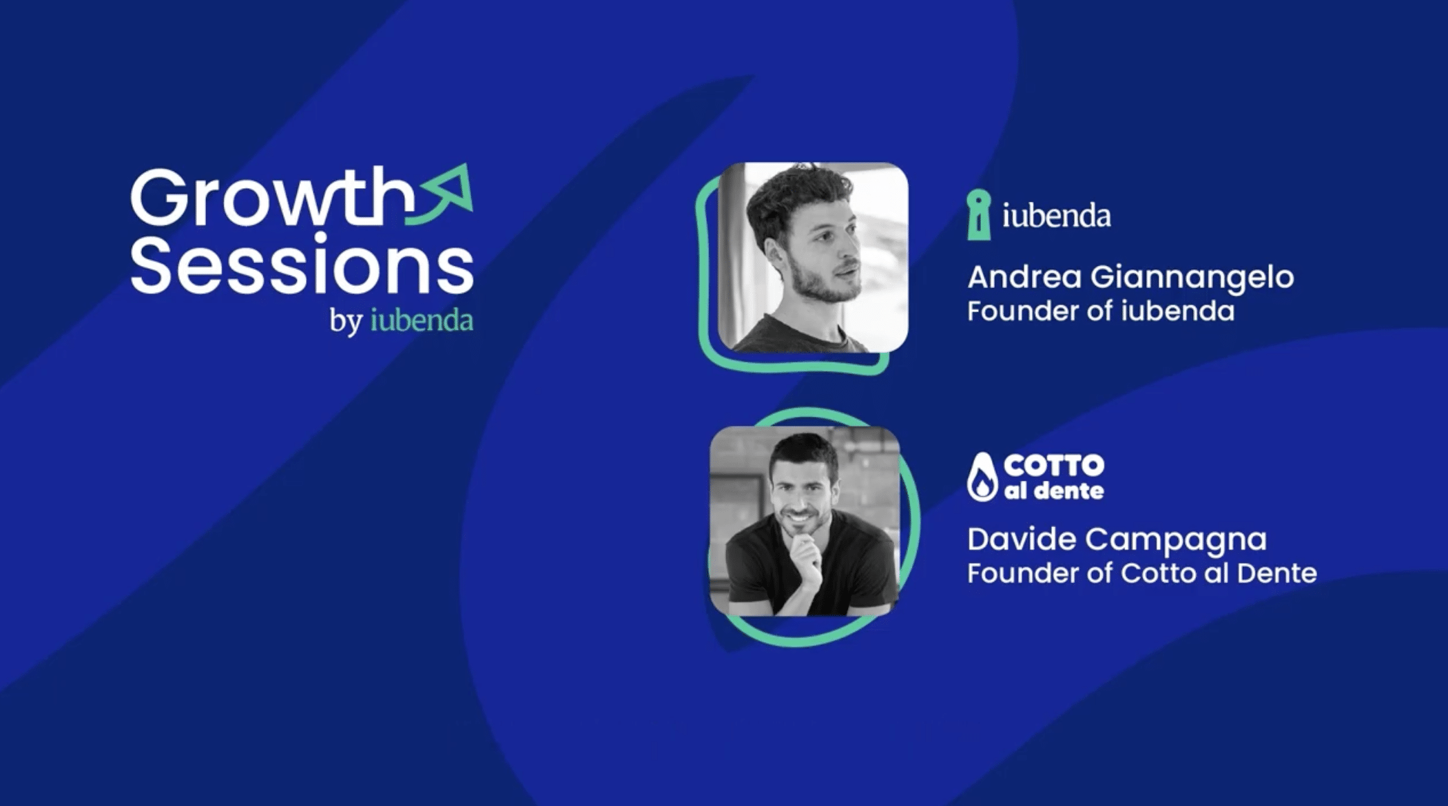Growth Sessions Bologna by iubenda: due founder, strade diverse, stesse lezioni