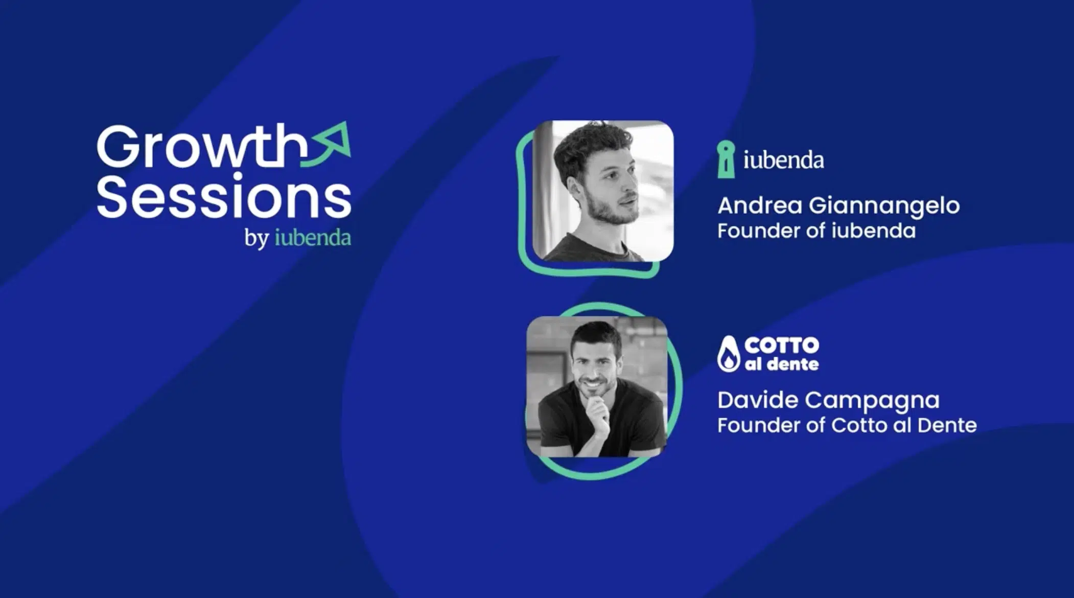 Growth Sessions Bologna by iubenda: due founder, strade diverse, stesse lezioni