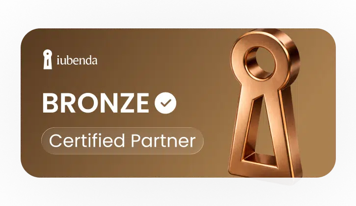 iubenda Certified Bronze Partner
