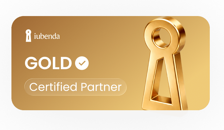 iubenda Certified Gold Partner