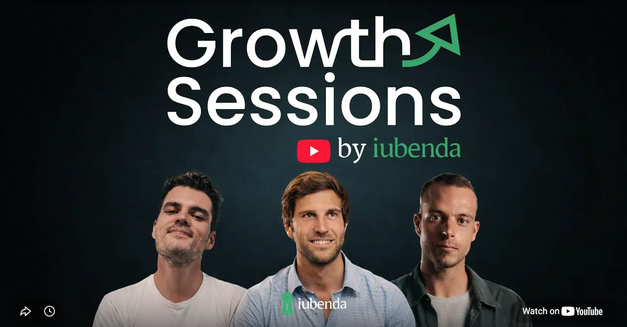 Growth Sessions Milano by iubenda: three founders sit down for an unfiltered conversation
